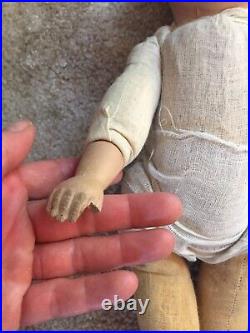 Antique German Bisque Paper Mache Doll Lot Of 5 Repair Restore DEP 1800s-1910s