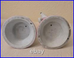 Antique German Bisque Porcelain Figures, 19th century boy and girl, Mold# 39