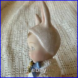 Antique German Bisque Rabbit Mignonette Doll 15cm & Small Sheep Set Free Shippng