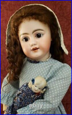 Antique German Bisque Socket Head Simon & Halbig 1009 DEP Doll Fully Jointed 26