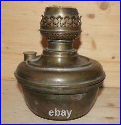 Antique German Blitz Merkur metal oil gas lamp