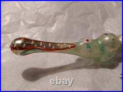 Antique German Blown Glass Christmas Ornament Alligator Rare