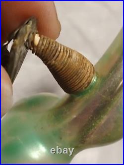 Antique German Blown Glass Christmas Ornament Alligator Rare