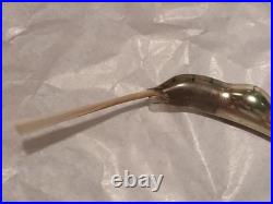 Antique German Blown Glass Christmas Ornament Alligator Rare