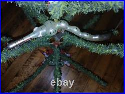 Antique German Blown Glass Christmas Ornament Alligator Rare