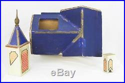 Antique German Blue Roof Gottschalk Doll House ca1910