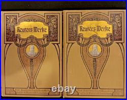 Antique German Books Lot Dark Academia Decor Hebbel Kleist Reuter Vintage Antique German Books Lot Dark Academia Decor Hebbel Kleist Reuter Vintage