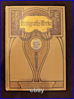 Antique German Books Lot Dark Academia Decor Hebbel Kleist Reuter Vintage