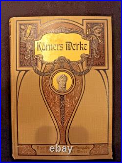 Antique German Books Lot Dark Academia Decor Hebbel Kleist Reuter Vintage