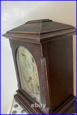 Antique German Bracket Mantel / Shelf Clock with Westminster Chimes, Kienzle Work