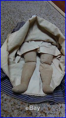 Antique German C 1840 China Porcelain Head And Shoulder Doll From Museum Of Doll