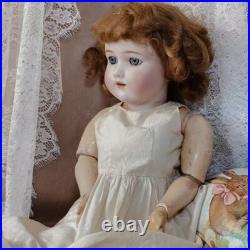 Antique German C. M. Bergmann Bisque Head Composition Body 23 Antique German C. M. Bergmann Bisque Head Composition Body 23