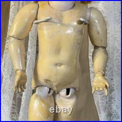 Antique German C. M. Bergmann Bisque Head Composition Body 23 Antique German C. M. Bergmann Bisque Head Composition Body 23
