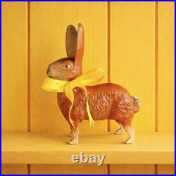 Antique German Candy Container Easter Bunny Papier Mache Rabbit Circa 1910