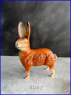 Antique German Candy Container Easter Bunny Papier Mache Rabbit Circa 1910