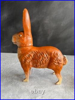 Antique German Candy Container Easter Bunny Papier Mache Rabbit Circa 1910