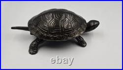 Antique German Cast Iron Tortoise Desk/Counter Bell Figural Novelty 7-9800