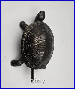 Antique German Cast Iron Tortoise Desk/Counter Bell Figural Novelty 7-9800 Antique German Cast Iron Tortoise Desk/Counter Bell Figural Novelty 7-9800