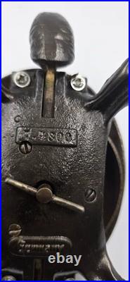 Antique German Cast Iron Tortoise Desk/Counter Bell Figural Novelty 7-9800