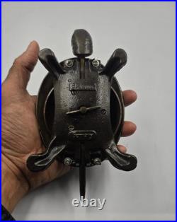 Antique German Cast Iron Tortoise Desk/Counter Bell Figural Novelty 7-9800