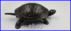 Antique German Cast Iron Tortoise Desk/Counter Bell Figural Novelty 7-9800