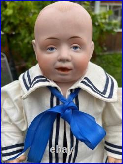 Antique German Character Doll by Gebrüder Knoch 205 tall 16.1 in