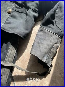 Antique German Chimney Sweep Uniform Jacket Pant Trouser 1800s Authentic Vintage
