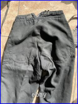 Antique German Chimney Sweep Uniform Jacket Pant Trouser 1800s Authentic Vintage