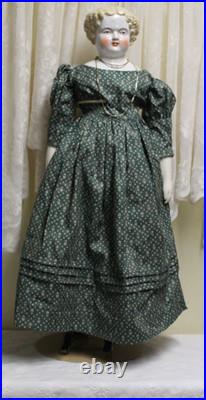 Antique German China Head 25 Inch