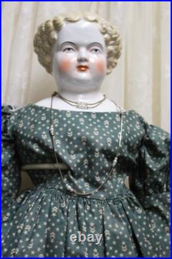 Antique German China Head 25 Inch