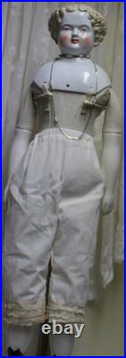 Antique German China Head 25 Inch