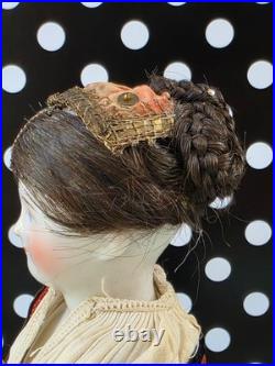Antique German China head doll 12 1/4 inches tall