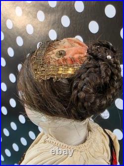 Antique German China head doll 12 1/4 inches tall