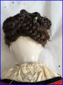 Antique German China head doll 12 1/4 inches tall