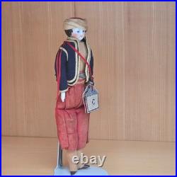 Antique German China head dollhouse doll larger size 83/8 tall Antique German China head dollhouse doll larger size 83/8 tall