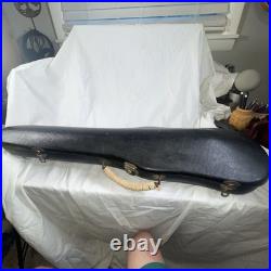 Antique German/Czech Stradivarius Copy Violin with Vintage Case & Bow Great Tone