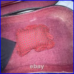 Antique German/Czech Stradivarius Copy Violin with Vintage Case & Bow Great Tone