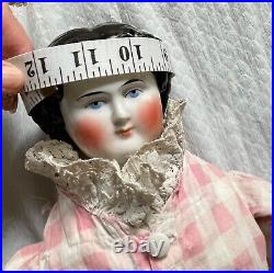 Antique German Dark Haired China Head Doll Large 25 Kister