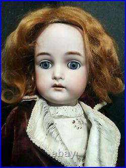 Antique German Doll Composition Bisque Kr Halbig 23 Original Sleep Eyes