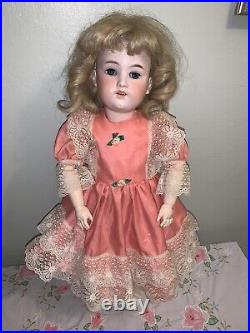 Antique German Doll George Borgfeldt, G. B. Bisque Head 24