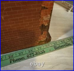 Antique German Doll House Kitchen Dining Room Blue/White Room Box WithContents