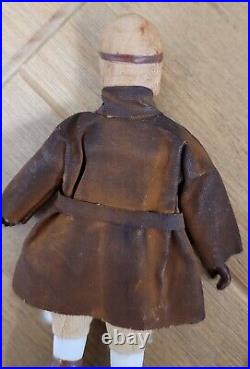 Antique German Dollhouse Doll Aviator Pilot HTF Original Jacket Molded Gloves