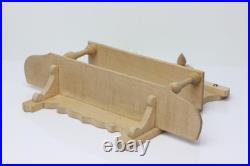 Antique German Dollhouse Erzgebirge Kitchen Wall Shelf Ceramic Pitcher Miniature