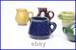 Antique German Dollhouse Erzgebirge Kitchen Wall Shelf Ceramic Pitcher Miniature