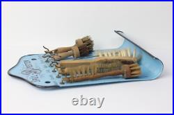 Antique German Dollhouse Gebruder Bing Enameled Brush Holder Miniature Antique German Dollhouse Gebruder Bing Enameled Brush Holder Miniature