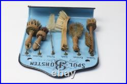 Antique German Dollhouse Gebruder Bing Enameled Brush Holder Miniature Antique German Dollhouse Gebruder Bing Enameled Brush Holder Miniature