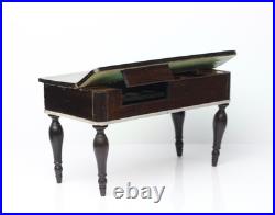 Antique German Dollhouse J. D. Kestner Biedermeier 1850's Pianoforte Miniature