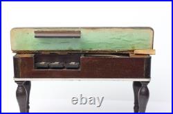 Antique German Dollhouse J. D. Kestner Biedermeier 1850's Pianoforte Miniature