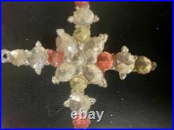 Antique German Dresden Antique Ornament Lead Reflector