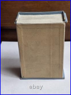 Antique German Dresden cardboard bookcase candy container dollhouse miniature